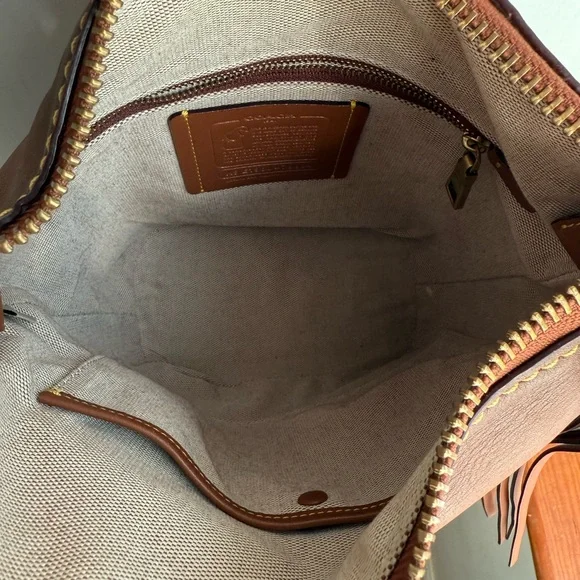 Coach 1941 Duffle 20 Saddle Leather with Brass Hardware EUC - Picture 7 of 8